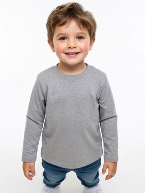 The Children’s Place Classic Crewneck Long-Sleeve Shirt